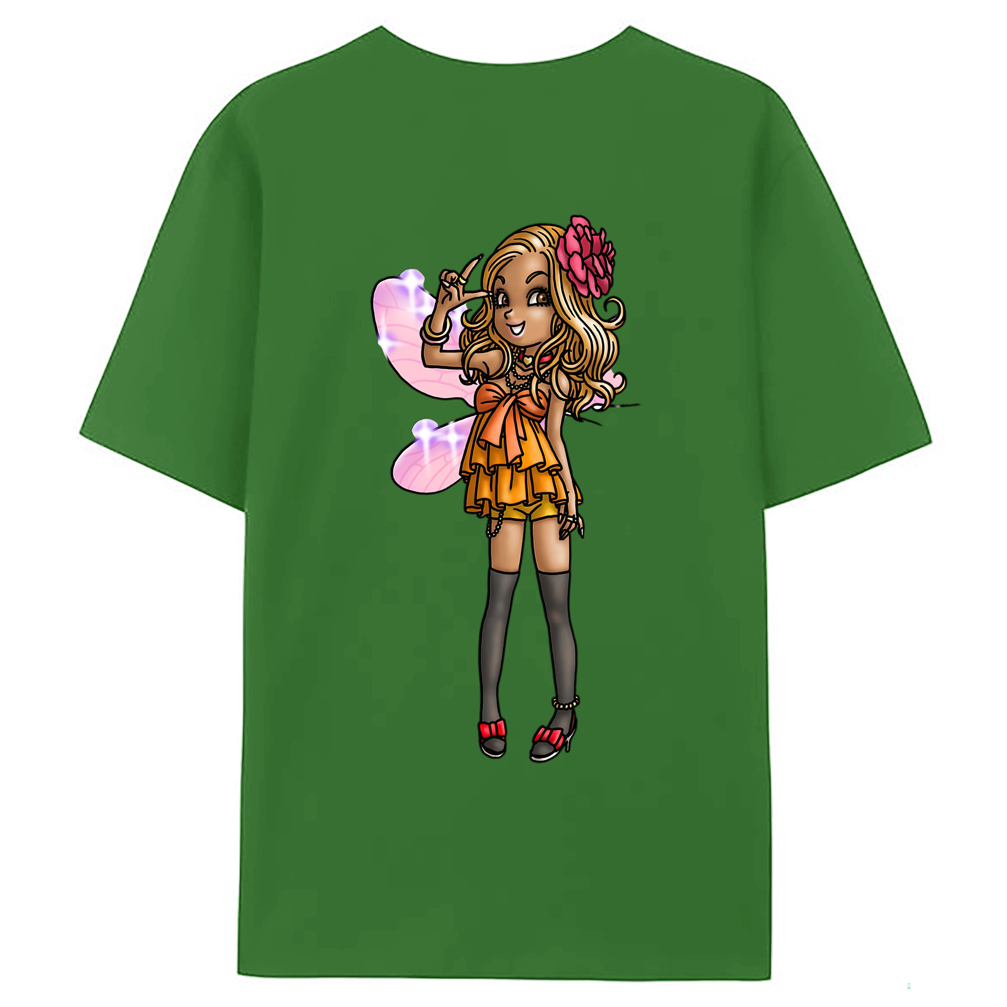 （画像用） ドラゴンクエスト Doragon Kuesuto Dragon Quest レディース半袖Tシャツ(バックプリント)